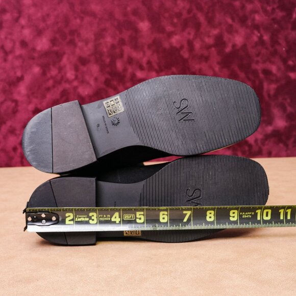 Stuart Weitzman Women Tieland Slip-on Black Suede Dress OTK Back Tie Boots sz 7. - Picture 8 of 9